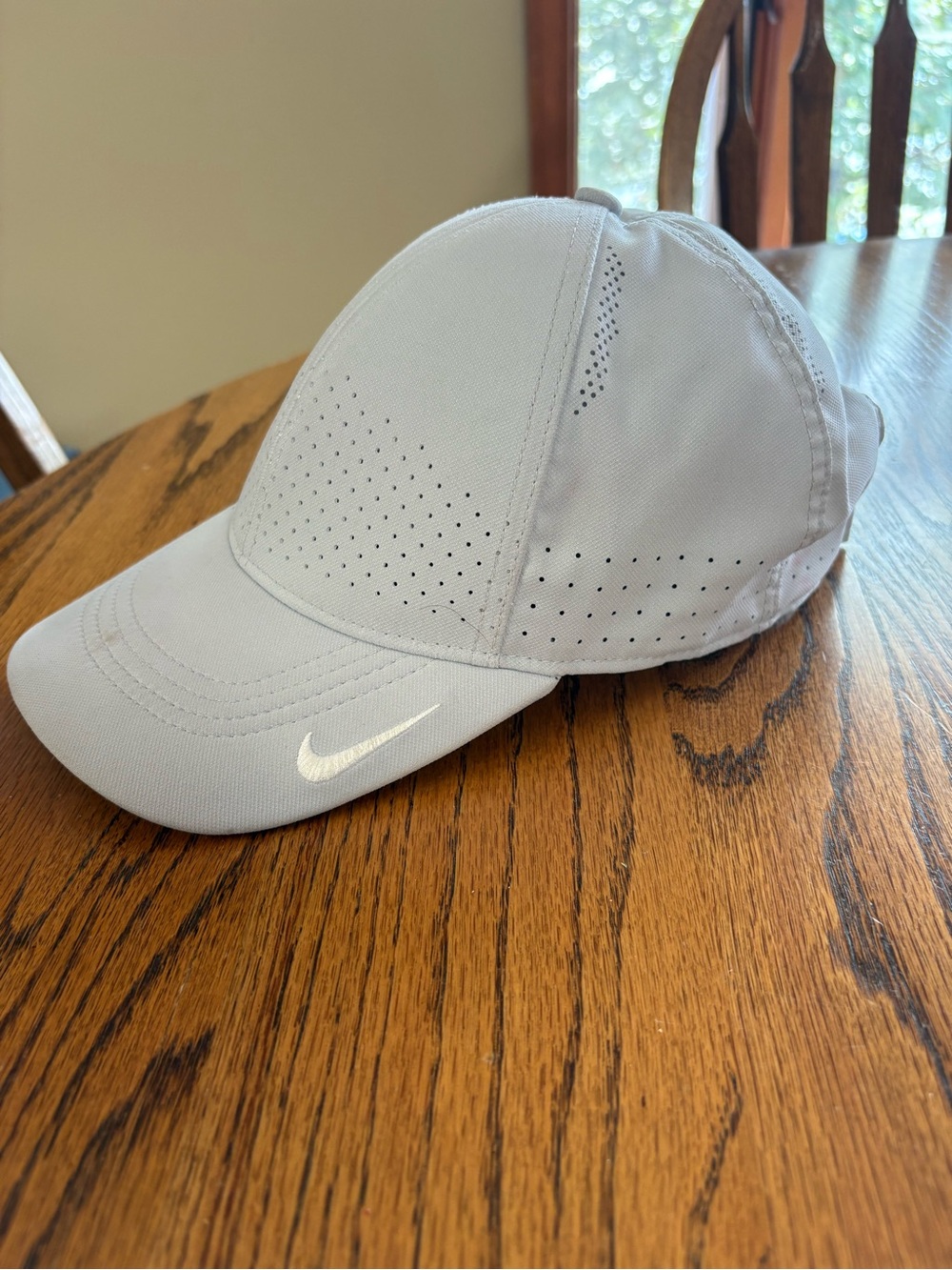 Nike Light Gray Ventilated Performance Cap